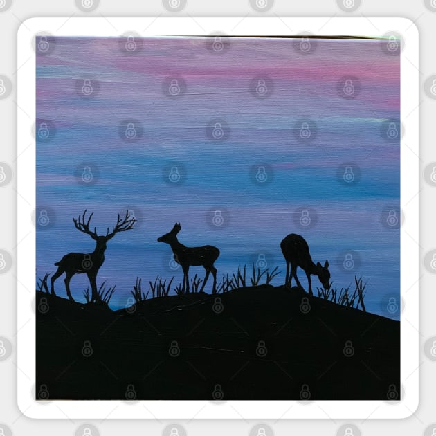 Deer Sticker by marisaj4488